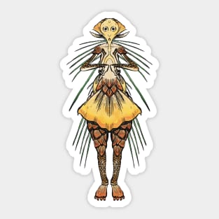 Conifer Winter Fairy Sticker